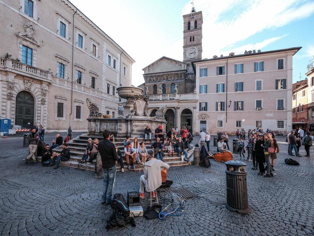 Ancient Trastevere Vespa Loft Lejlighed Rom Eksteriør billede
